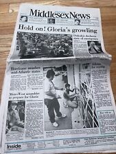 September 27 1985 Middlesex News Hurricane Gloria Dukakis Howie Long picture