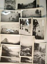 Lot Of 58 Photos Glacier Park, Yellowstone, Banff Vintage 1930s 3.5