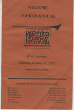 Vintage 1973 Southeastern States Marching Band Festival Program (Troy, AL) picture
