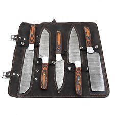 Handmade Damascus Chef Knives Set / Kitchen Knives 5 Pieces Set SS-17473 picture