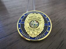 Port ST Joe Police Department Florida Challenge Coin #659U picture