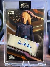 2022 Chrome Black Star Wars Atkin Downes as Cham Syndulla Robin 11/25 Gold Auto picture
