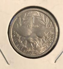 1949 France New Caledonia 1 Franc KM# 2 One Year Type Coin-23MM picture
