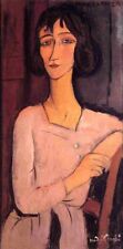 Dream-art Oil painting Marguerite-Seated-1916-Amedeo-Modigliani-Oil-Painting art picture