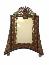 OOAK Picture Frame Ornate Intricate 6x10 Heavy w/ Easel Victorian Style picture