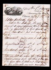 1875 Elmira NY - Wm J Dounce - American Pig Metals - SUPERB Letter Head Bill picture