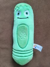 Baby First Color Crew Talking Green Crayon 8 Inch Plush Stuffed Working picture