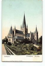 Old Vintage Cathedral Postcard of Trondhjem Norway picture