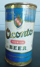 vintage Oconto Beer Flat Top   Oconto Wisconsin Keglined  picture
