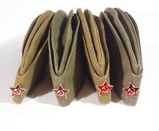 Set of 4 New PILOTKA Vintage USSR Headwear Forage-Cap Side Uniform Red Army picture