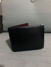 Authentic Cartier Cabochon Black Leather Mens Wallet  picture