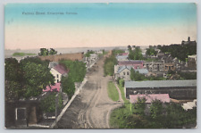 Postcard Enterprise, Kansas, KS, 1911, Factory Street Hand Tinted A758 picture
