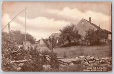 Edgecomb, Maine ME - Old Block House - Undivided - Vintage Postcard - Unposted picture