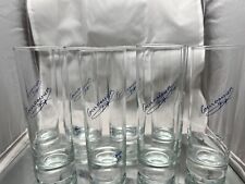 Courvoisier Durobor 6” Tall Clear Glass SET OF 8 glasses Made in Belgium picture