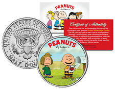 Peanuts VALENTINE'S * Charlie Brown & Peppermint Patty * JFK Half Dollar US Coin picture
