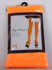 Neon Orange Nylon Opaque Women's Tights Leg Avenue Costumes Halloween Party  picture