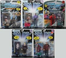 5-SET ALL GOOD THINGS Picard Data Riker LaForge Star Trek Action Figures Finale picture