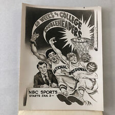 1976 College Basketball Sports NBC Television Press Photo TV Dick Enberg picture