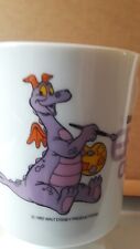 Vintage 1982 Disney Epcot Center Figment Purple Dragon Coffee Mug Pedestal  picture