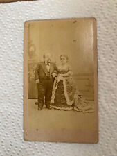 Cabinet Card General Tom Thumb & Wife Lavinia Warren by Abraham Bogardus 1881 picture