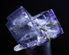 3.5gNatural Bismuthinite Purple FLUORITE  Crystal Mineral Specimen/ Yaogangxian picture