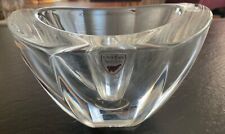 ORREFORS SWEDEN CLEAR CRYSTAL BOWL - 4 X 5 IN.  HEAVY GLASS picture