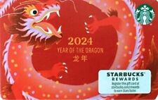 NEW Starbucks 2024 Year of the Dragon card, Chinese lunar New Year, new,no funds picture