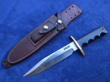 RARE VINTAGE RANDALL #14 ATTACK DAGGER OLD FIGHTING KNIFE AND ROUGHBACK SHEATH picture