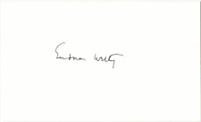 Eudora Welty signed autographed index card AMCo COA 19436 picture