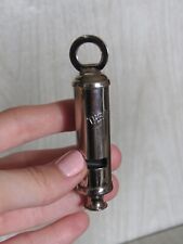 Vintage The Metropolitan Silver Police Whistle Bobby Made in England picture