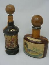 LANSKY - Leather wrapped Made in Italy: Wine Decanters (Set of 2) picture