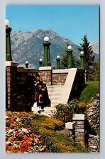 Banff-Canada, The Piper At Banff Springs Hotel, Advertisment, Vintage Postcard picture
