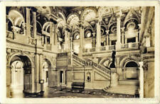 RPPC Washington,DC Main Stair Hall,Library of Congress District of Columbia picture
