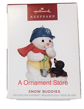 Hallmark 2023 Snow Buddies Snowman series Christmas Ornament picture