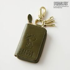 Peanuts Snoopy Tochigi leather smart key case Beagle Scout Japan New picture