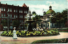 U.S. Post Office in Allegheny Pennsylvania Horse Carriage Park Postcard picture