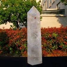 13.8lb Natural Clear Crystal Quartz Obelisk Crystal Point  Healing Energy picture