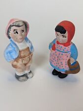 Vintage 1975 Miniature Boy & Girl Duncan Ceramic Products Figurines 2.5 In Tall picture