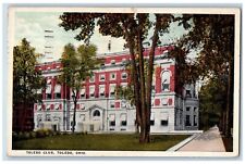 Toledo Ohio OH Postcard Toledo Club Building Trees 1924 Posted Vintage picture