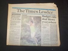 1992 JULY 2 WILKES-BARRE TIMES LEADER - BUDGET CUTS DEAL BLOWS - NP 7537 picture