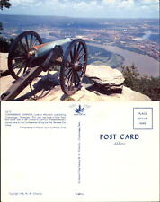 Confederate Cannon Lookout Mountain overlooking Chattanooga Tennessee TN 1950s picture