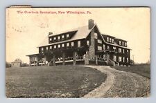 New Wilmington PA-Pennsylvania, Overlook Sanitarium, Vintage c1917 Postcard picture