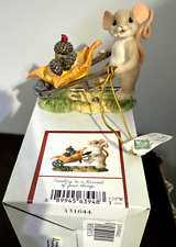 Charming Tails  - Hauling to a harvest of good things 131644 Roman Retired Mice picture