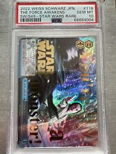 Weiss Schwarz Star Wars The Force Awakens Gold Stamp Rare PSA 10 🔥GEM MINT🔥📈 picture