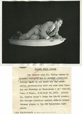 Dan Seymour actor in a flying tub fun vintage photo picture