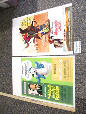 DISNEY 1960s SAVAGE SAM movie poster 22x14 TRIMMED (1 poster-right) Brian Keith picture
