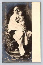 RPPC Artist Nicolo Barbino Madonna del Barabino & Child Rome Postcard picture