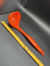 Vintage Fesco Orange Hard Plastic Kitchen Ladle 11