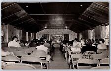 Postcard MI Lapeer Michigan Detroit Baptist Camp Lael RPPC 1950s Real Photo 2R84 picture