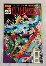 The ClanDestine #2 (Marvel Comics November 1994) VF/NM Double cover Direct Edit picture